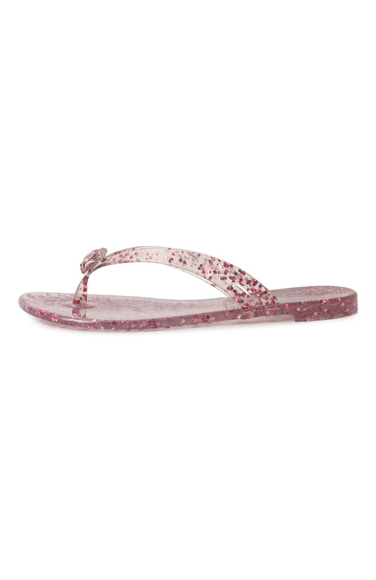Женские шлепанцы jelly CASADEI розового цвета, арт. 2Y255J0101/BHGLT | Фото 4 (Подошва: Плоская; Каблук высота: Низкий; Драгоценные камни: Проставлено; Материал сплава: Проставлено; Материал внешний: Резина)