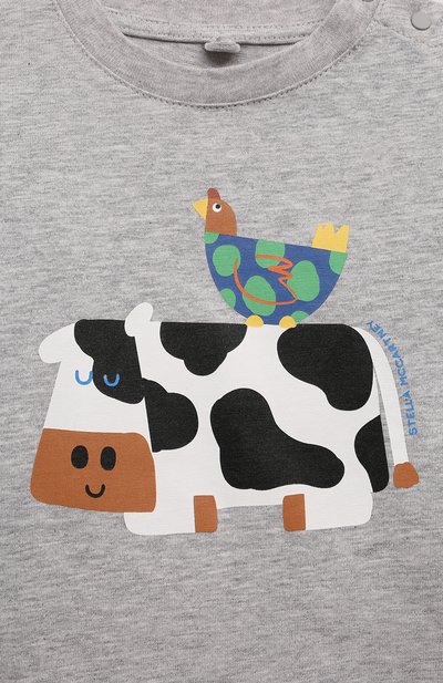 Хлопковый лонгслив STELLA MCCARTNEY, арт. TV8590, фото 3