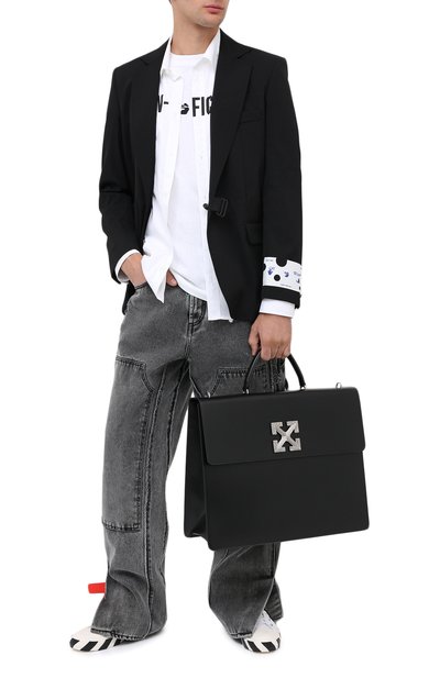 Кожаная сумка OFF-WHITE, арт. 0MNA105E20LEA0011000, фото 2