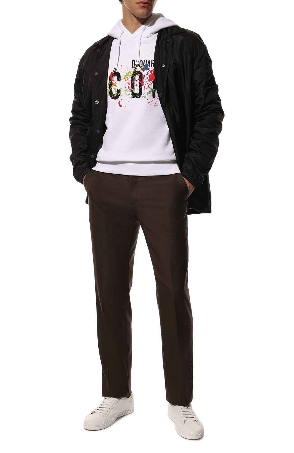 Хлопковое худи icon DSQUARED2, арт. S79GU0072/S25516, фото 2