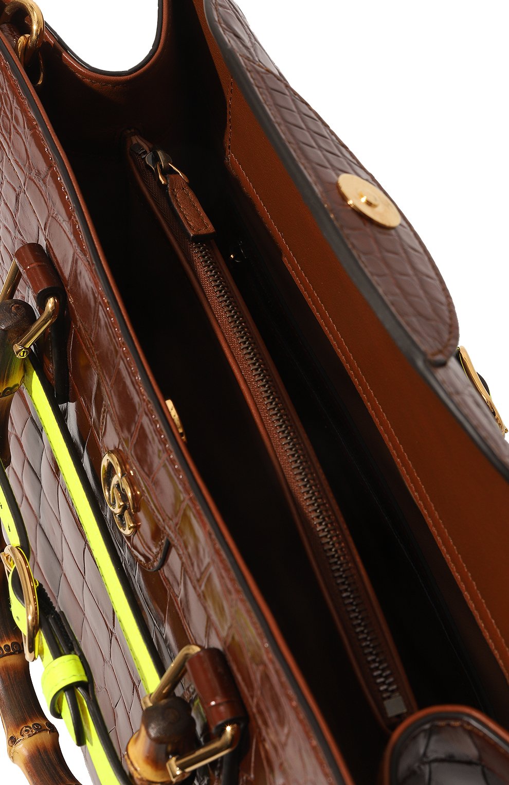 Сумка-тоут diana medium из кожи аллигатора GUCCI, арт. 655658 EZINT, фото 5