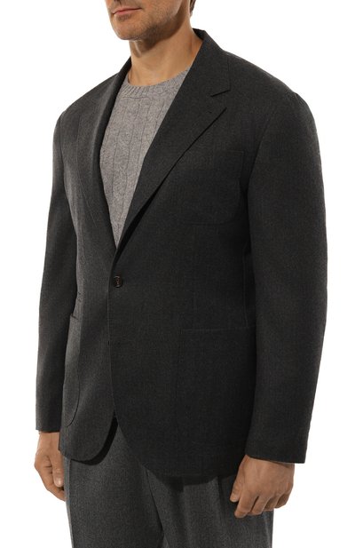 Шерстяной пиджак BRUNELLO CUCINELLI, арт. ME2267BND, фото 5