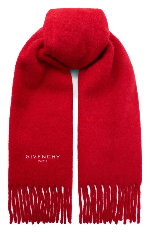 Шерстяной шарф Givenchy 710009364 Красный 710009364