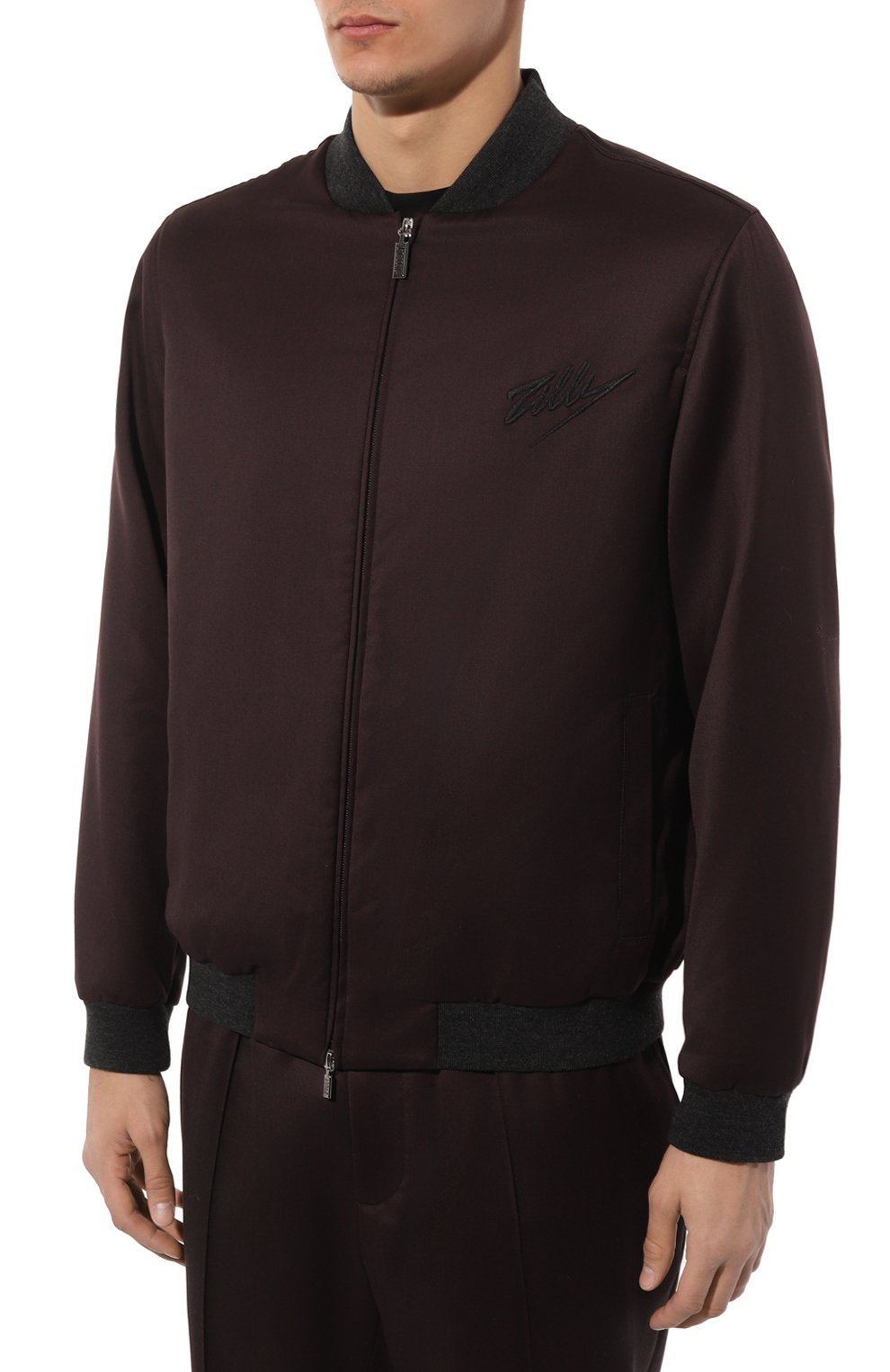 Шерстяной бомбер ZILLI, арт. B0M01BZS66036ZS000001, фото 3