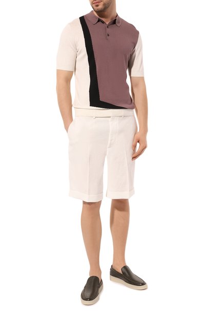 Льняные шорты BRUNELLO CUCINELLI, арт. MW431B6225, фото 2