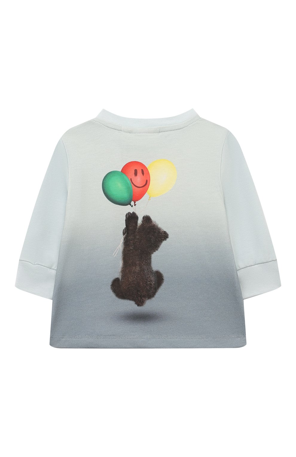 Хлопковый лонгслив eloy MOLO голубого цвета по цене 7120 руб., арт. 6W24A407, фото 2 Хлопковый лонгслив eloy MOLO, арт. 6W24A407, фото 2