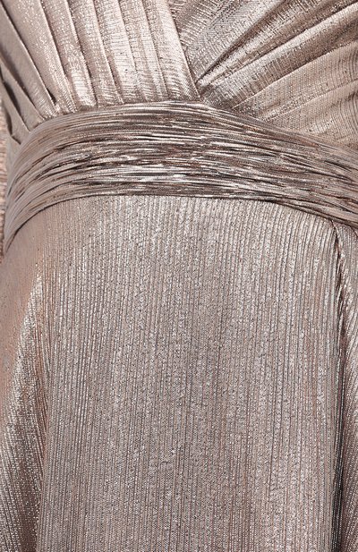 Шелковое платье ZUHAIR MURAD золотого цвета по цене 446500 руб., арт. DRP20012/CHLU003, фото 5 Шелковое платье ZUHAIR MURAD, арт. DRP20012/CHLU003, фото 5