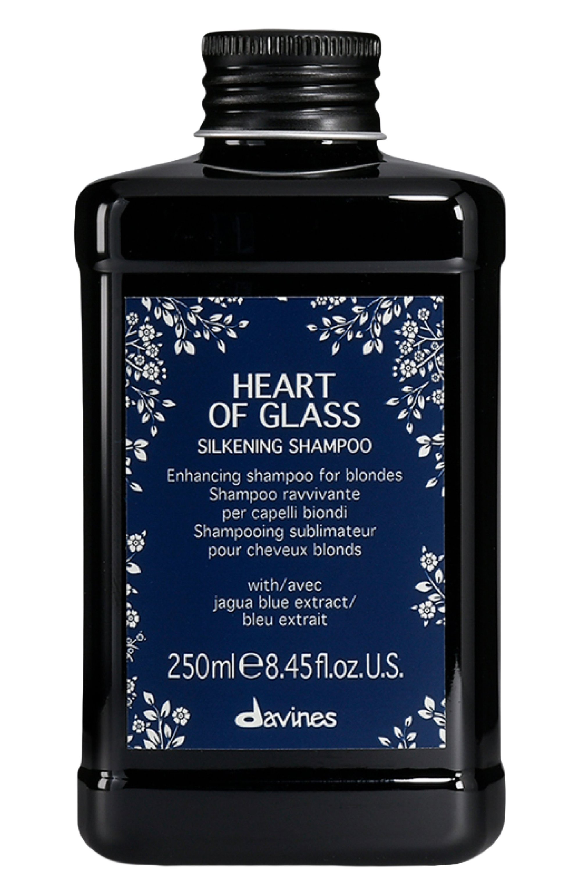 Шампунь для сияния светлых волос heart of glass (250ml) DAVINES, арт. 72000, фото 1