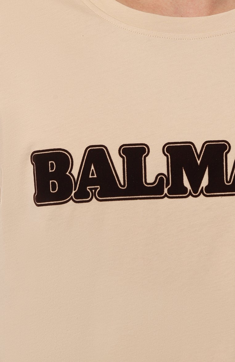 Хлопковая футболка BALMAIN, арт. BH0EG000/BC52, фото 1