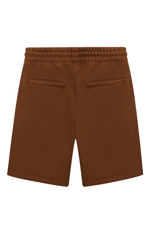Хлопковые шорты Trussardi junior Коричневый, фото 2