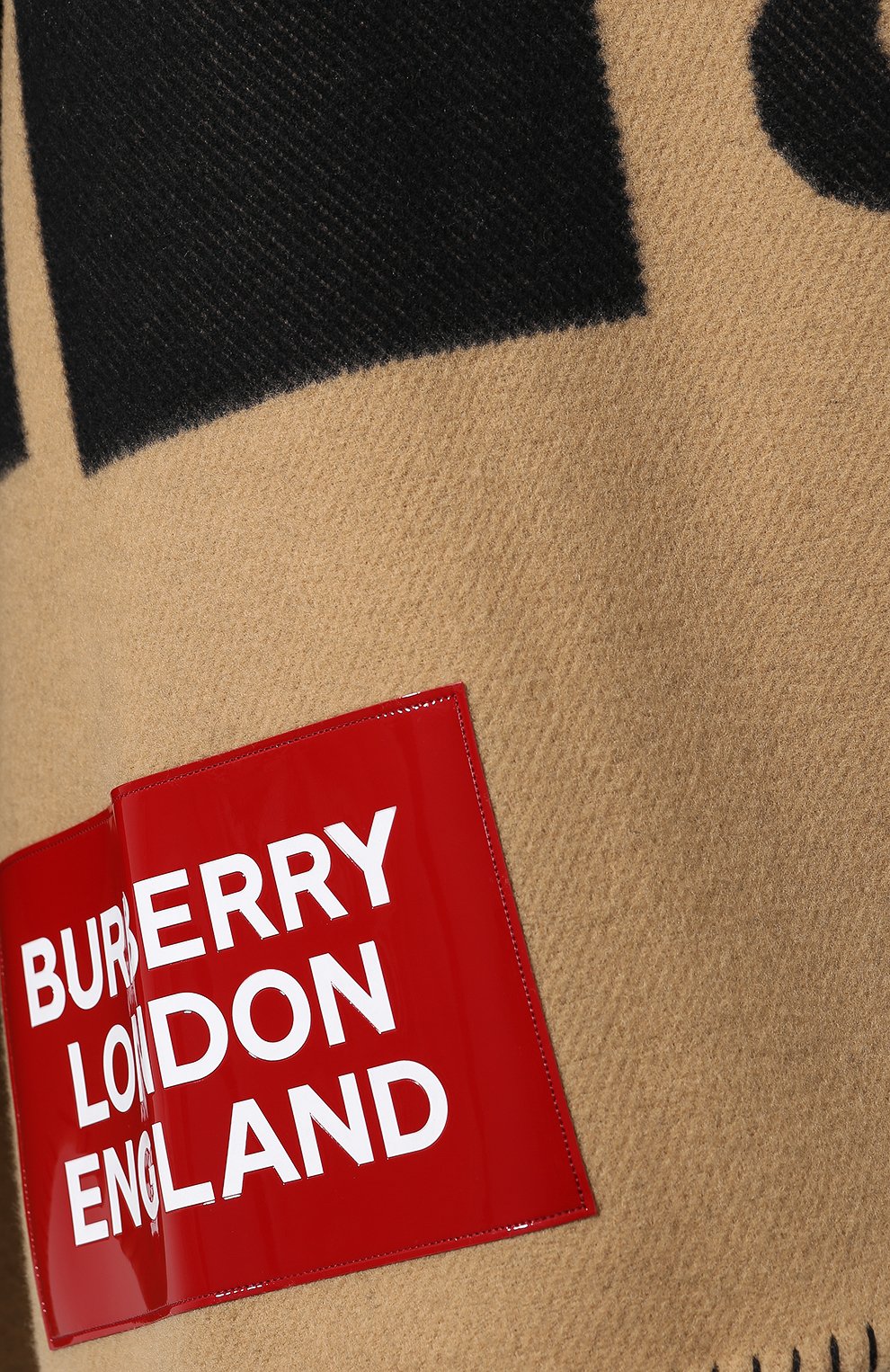 Накидка из смеси шерсти и кашемира BURBERRY, арт. 8019017, фото 5