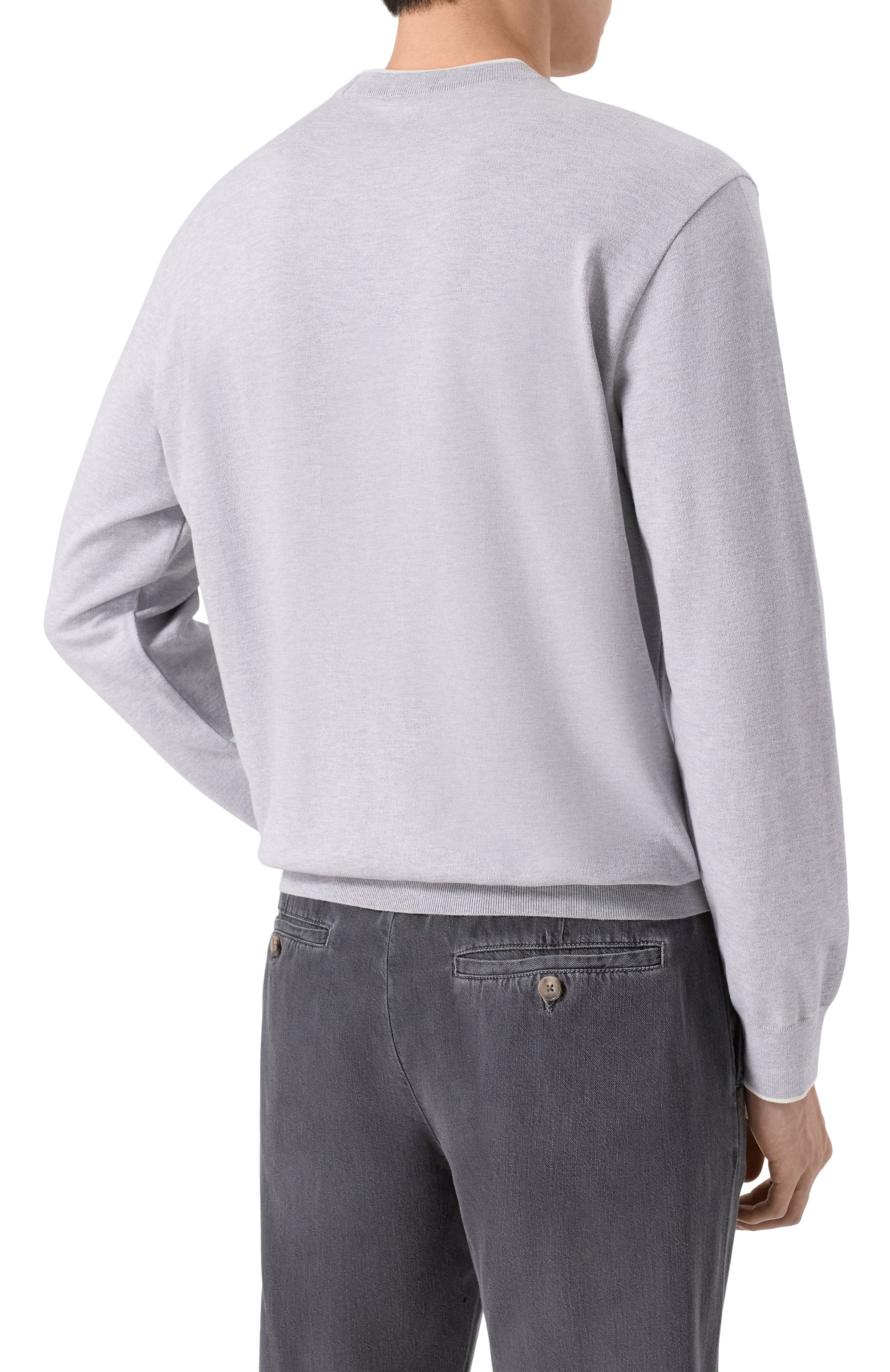 Джемпер из шелка и хлопка PAUL&SHARK, арт. 26411520, фото 4