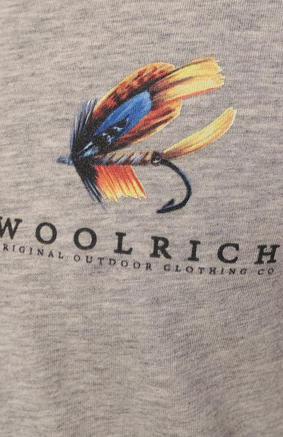 Хлопковая футболка WOOLRICH, арт. CFW0TE0097MRUT2926, фото 5