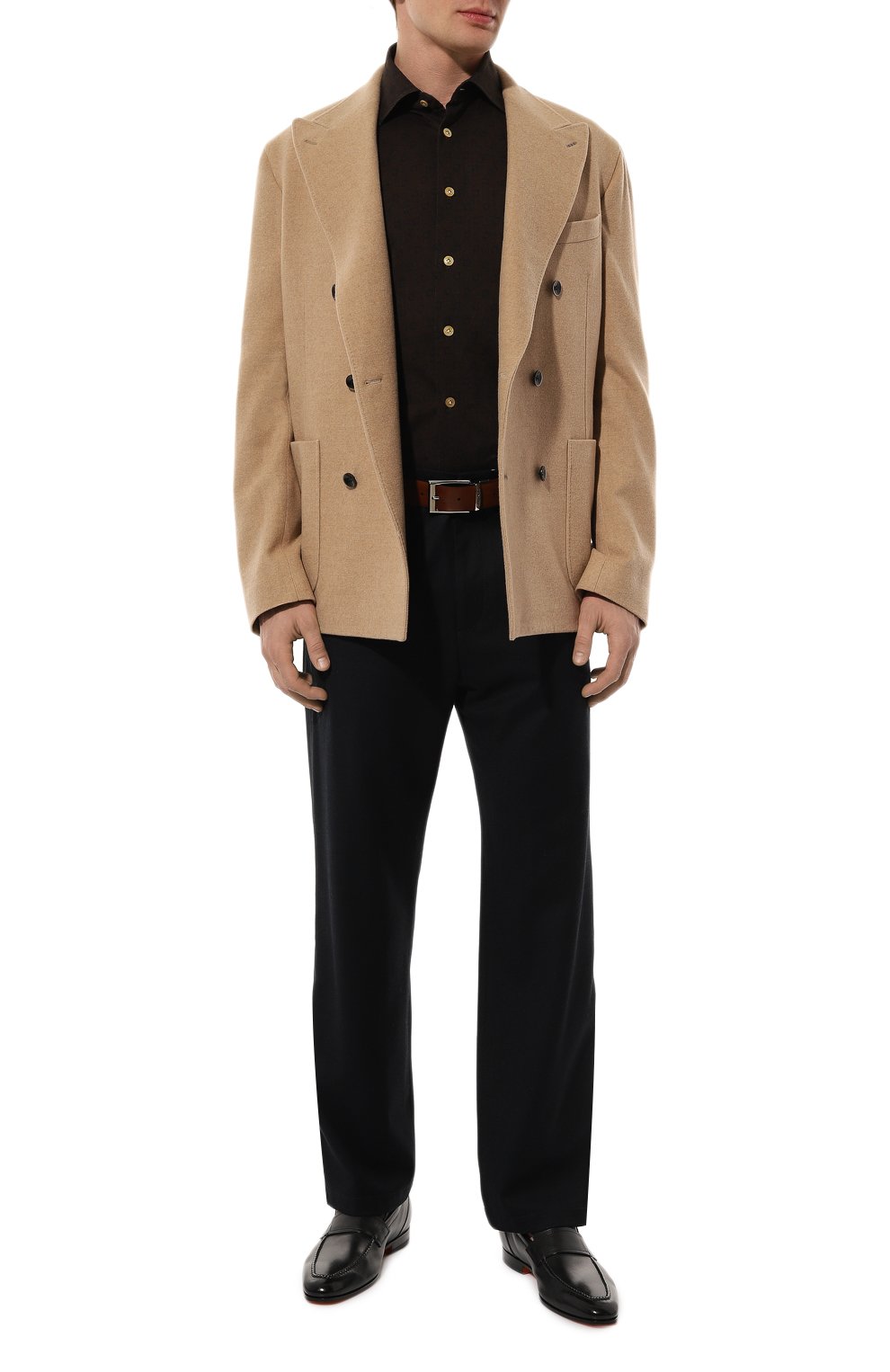 Хлопковая рубашка KITON, арт. UCIH06491, фото 2