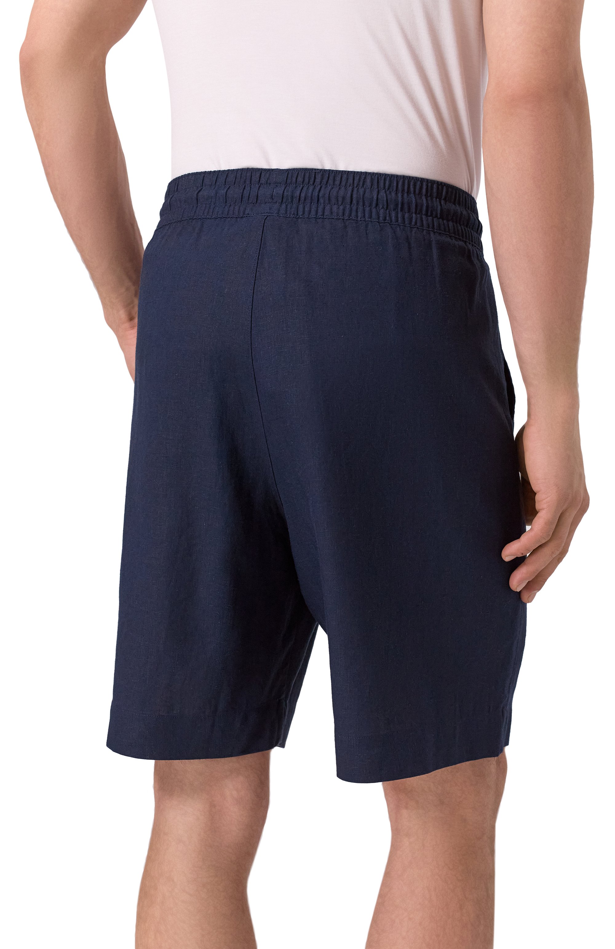 Шорты изо льна и вискозы EMPORIO ARMANI, арт. EM000681/AF12356, фото 4