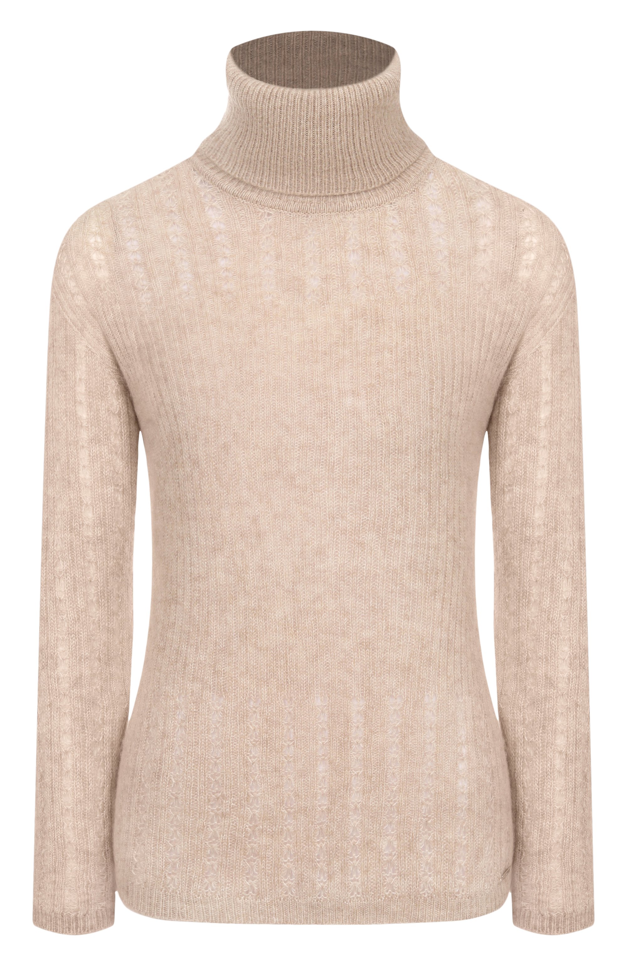 Свитер из кашемира и шелка KITON бежевого цвета по цене 166500 руб., арт. D6071530179, фото 1 Свитер из кашемира и шелка KITON, арт. D6071530179, фото 1