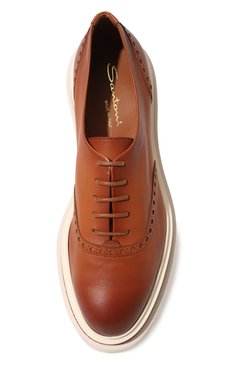Кожаные дерби SANTONI, арт. WUSR70347BIASLGAI50, фото 1