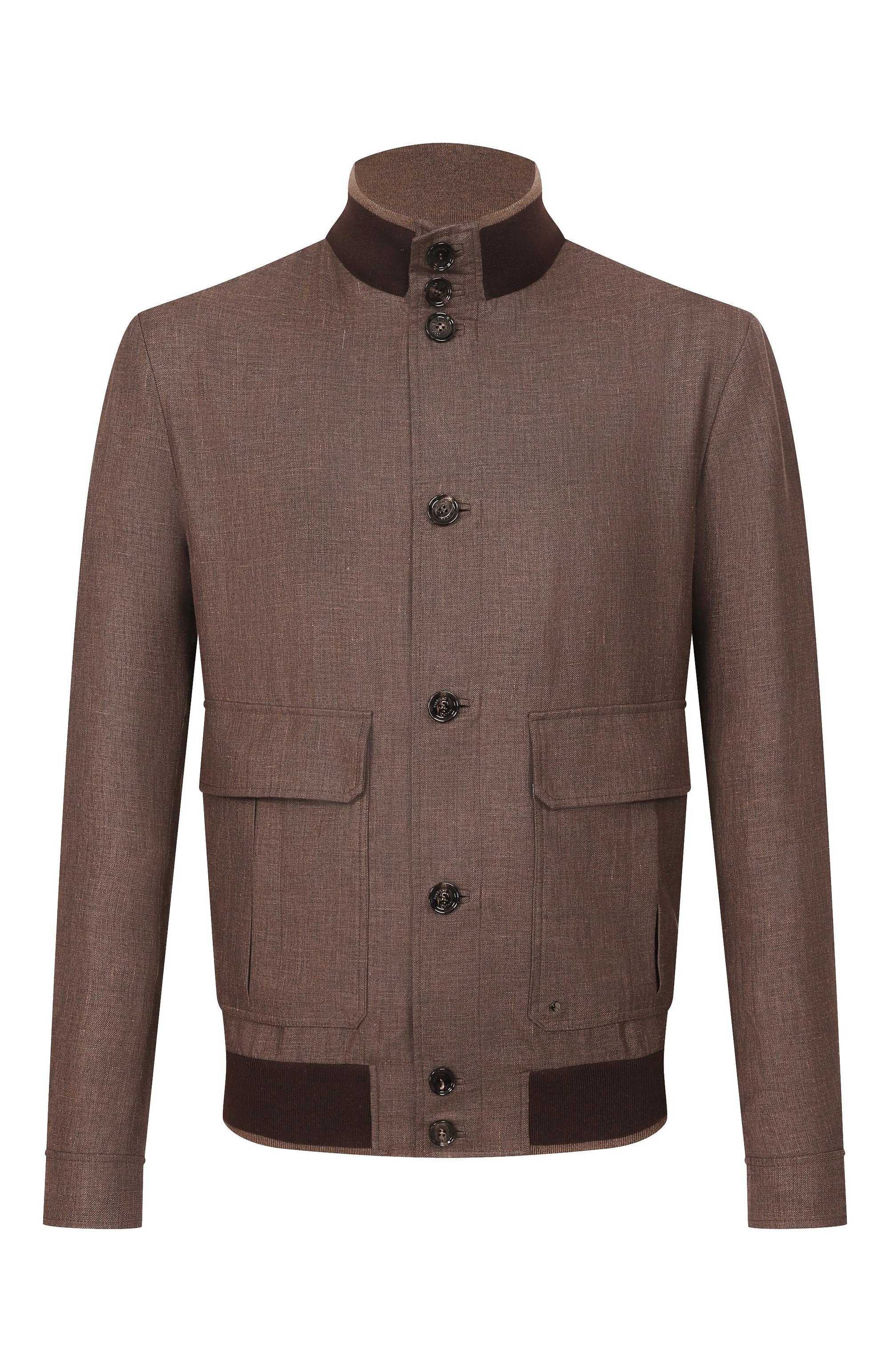 Бомбер из шерсти и льна STEFANO RICCI, арт. M7J6100371/B127HA_001, фото 1