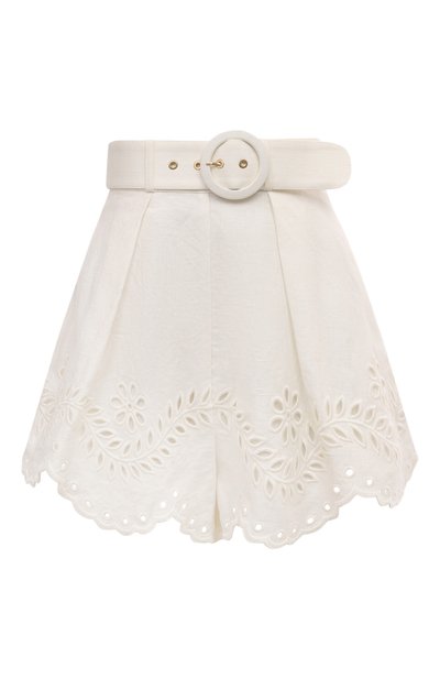 Женский льняные шорты ZIMMERMANN, арт. 8433ARS243