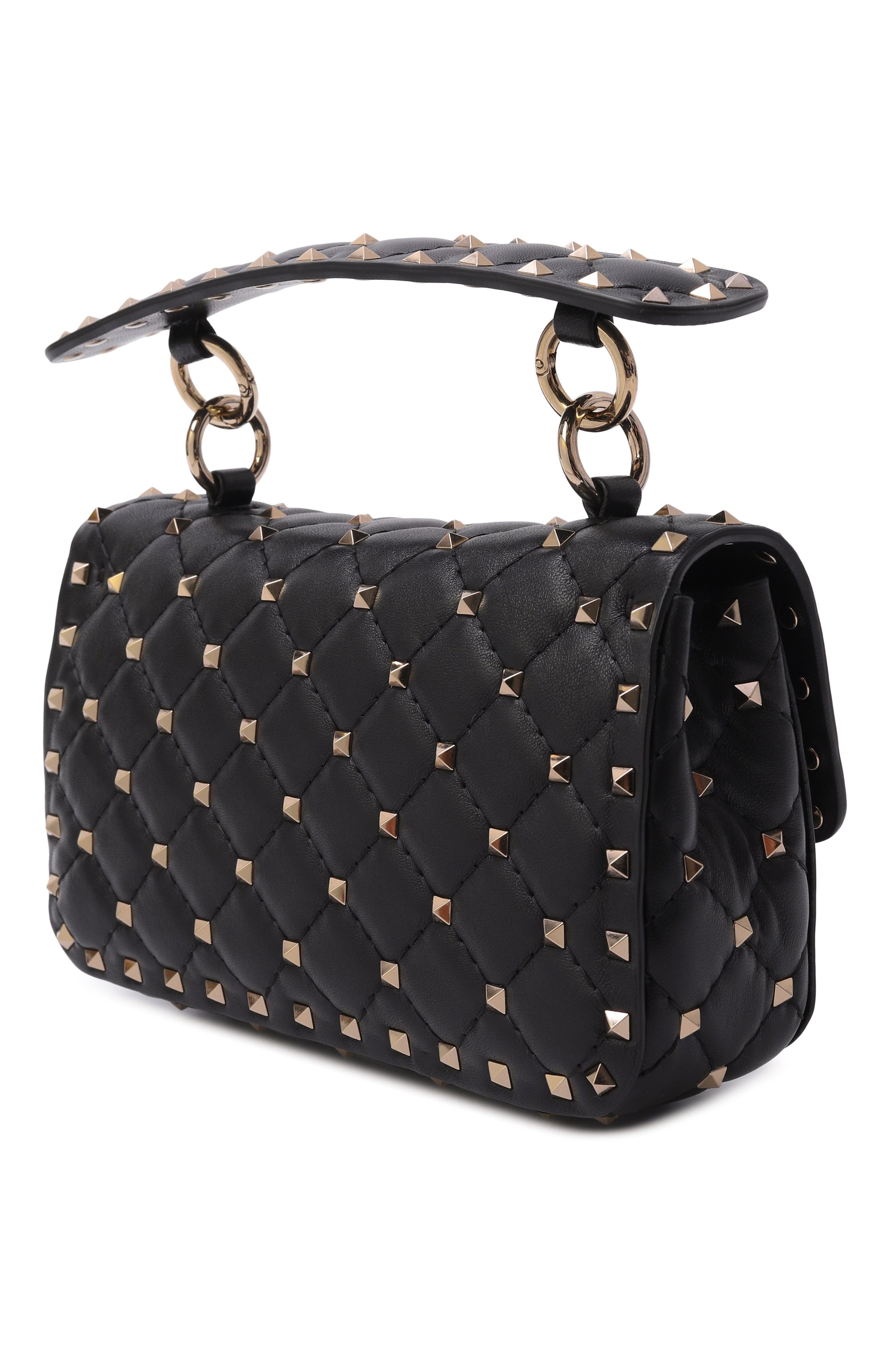 Сумка rockstud spike small VALENTINO черного цвета по цене 283000 руб., арт. 8W2B0123/NAP, фото 4 Сумка rockstud spike small VALENTINO, арт. 8W2B0123/NAP, фото 4