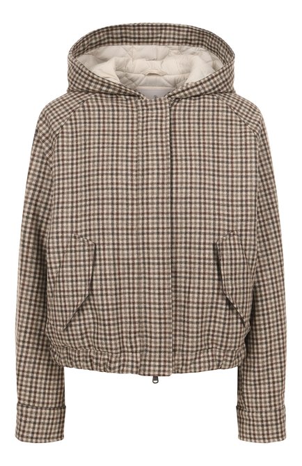 Женский шерстяной бомбер BRUNELLO CUCINELLI, арт. MG5237690P