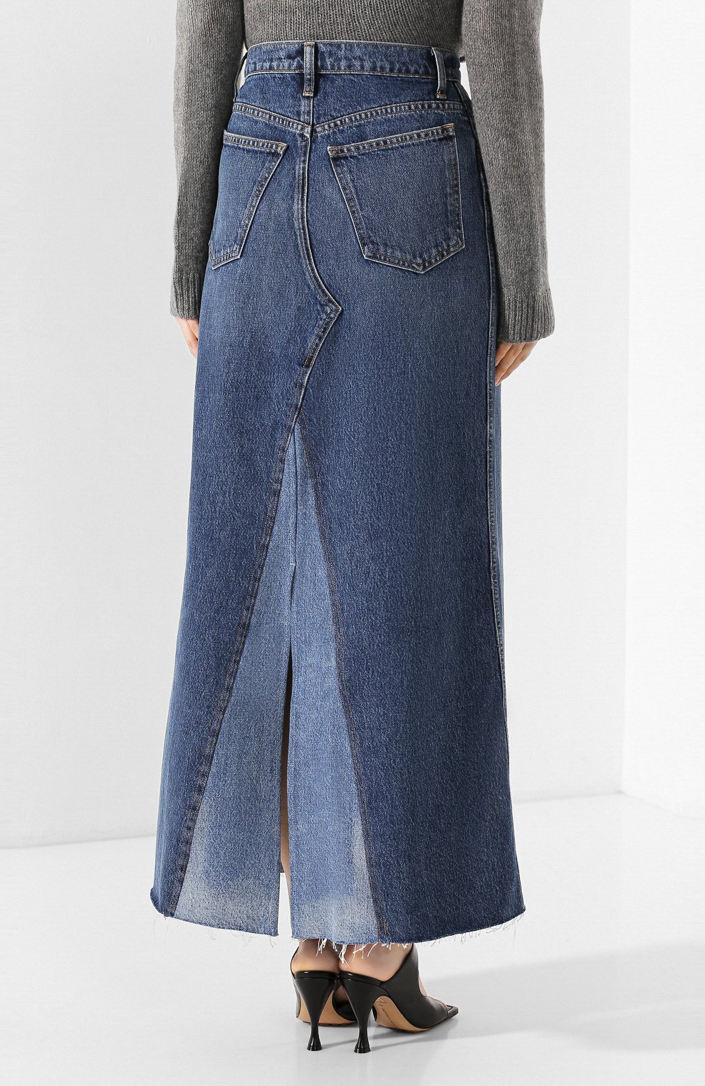 Джинсовая юбка KHAITE, арт. 1040-055/MAGDALENA, фото 4