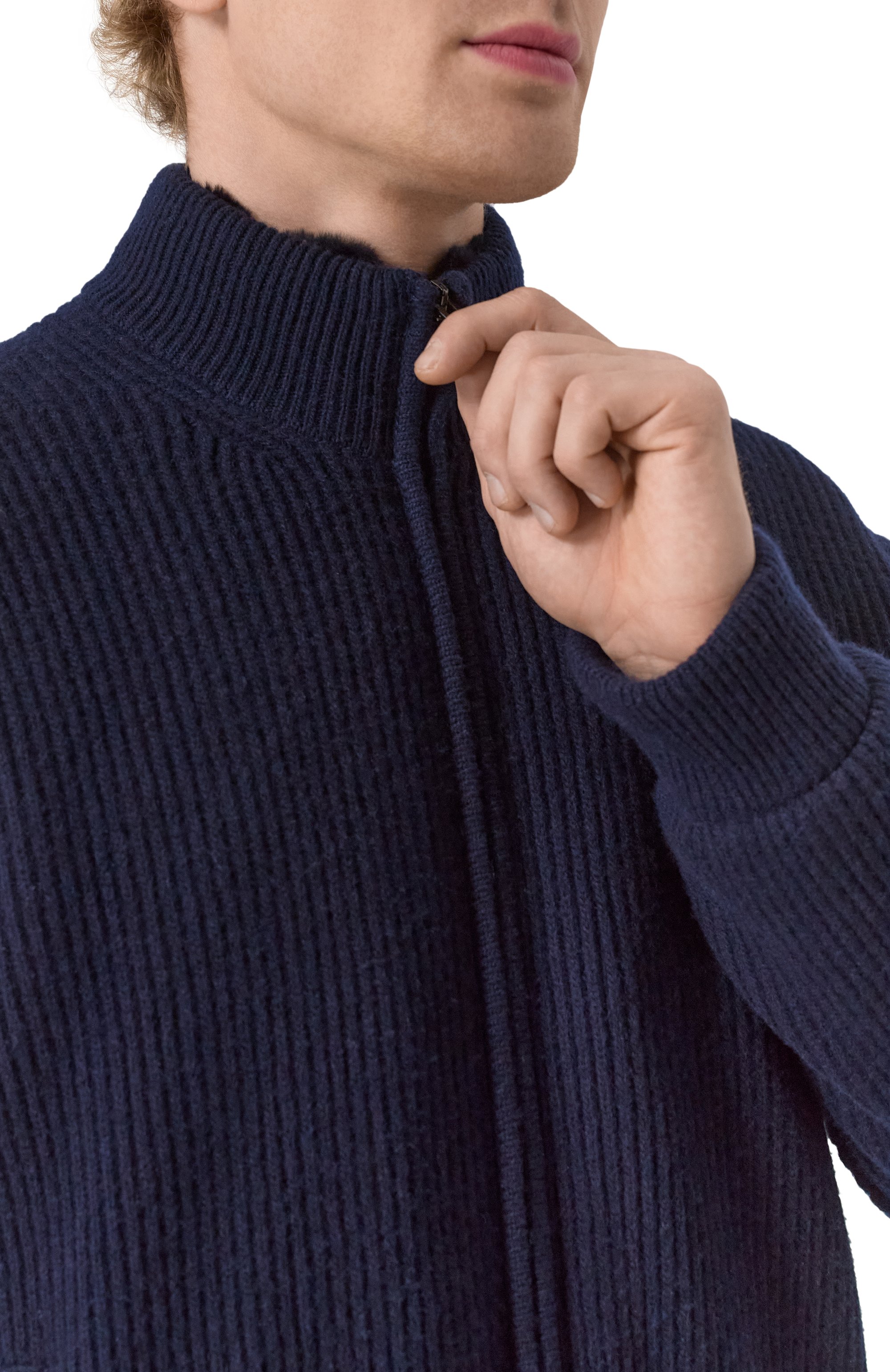 Кашемировый кардиган с подкладкой из норки MVST, арт. FTXTRECK-ES3625-3V/TR-ES3625-1, фото 5