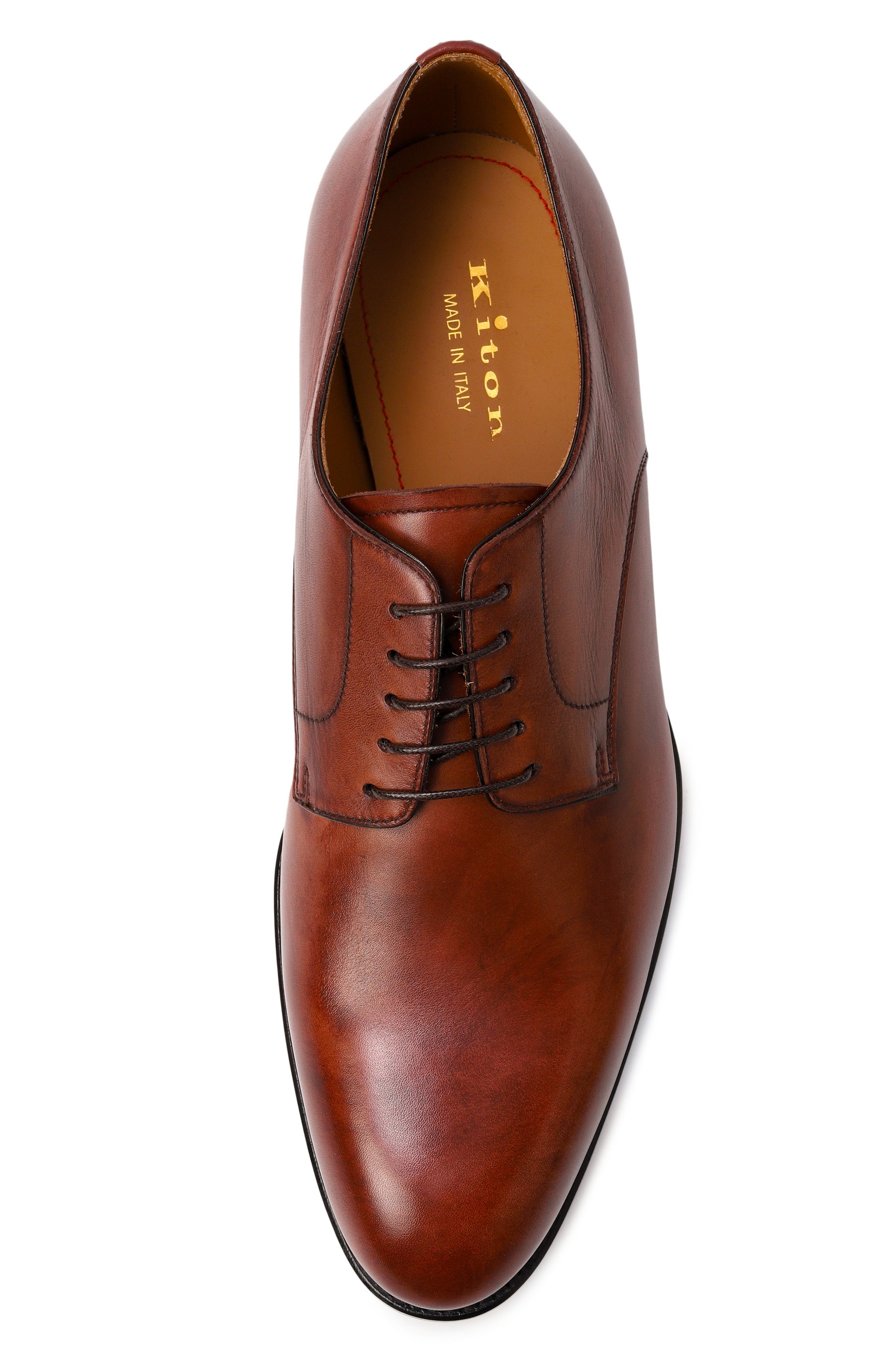 Кожаные дерби KITON, арт. USSA426N01389, фото 5