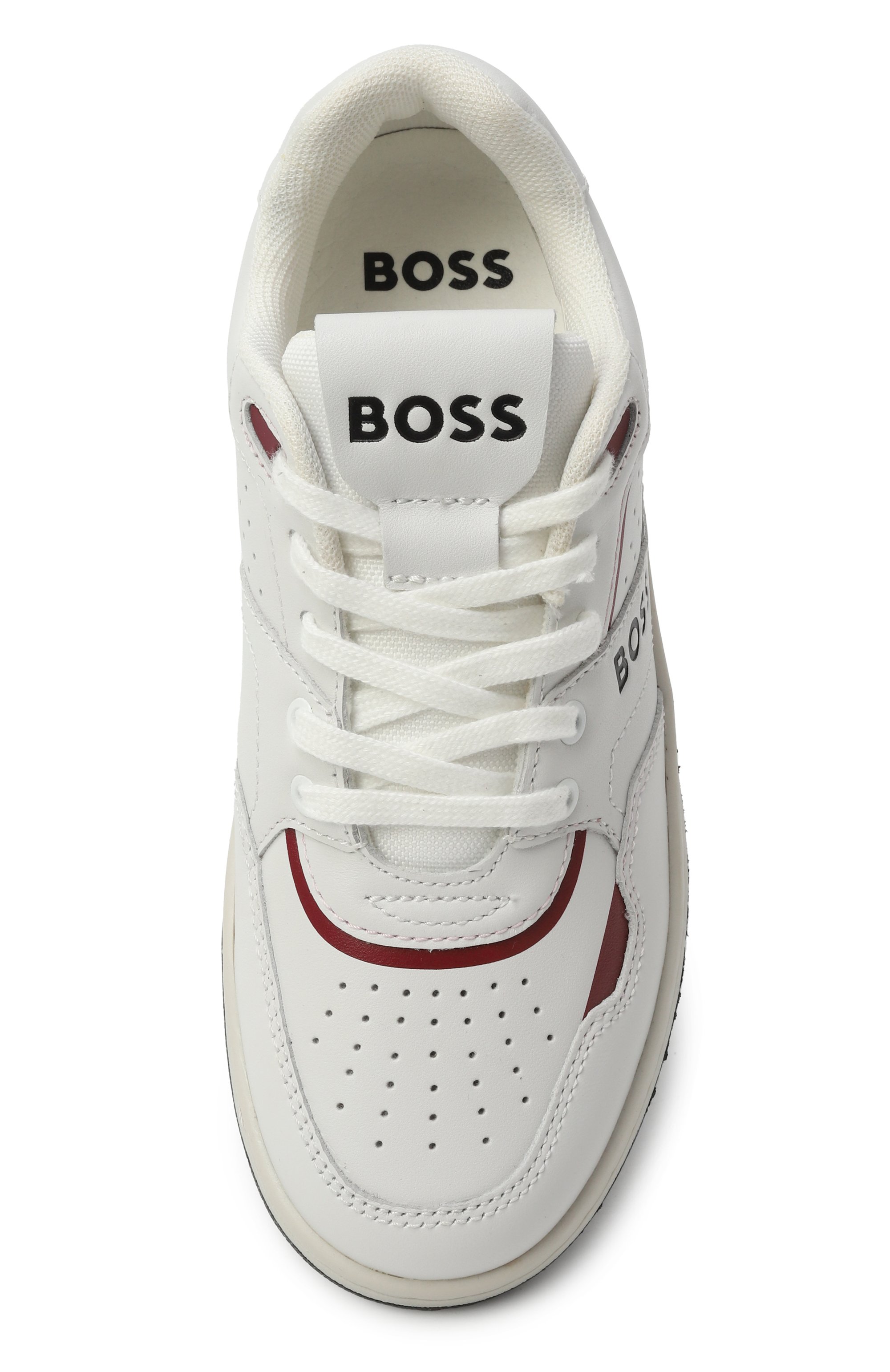 Кожаные кеды BOSS, арт. J51324/30-35, фото 4