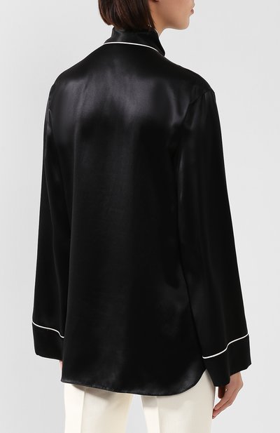 Атласная блузка DOLCE & GABBANA, арт. F72K0Z/GD18T, фото 4