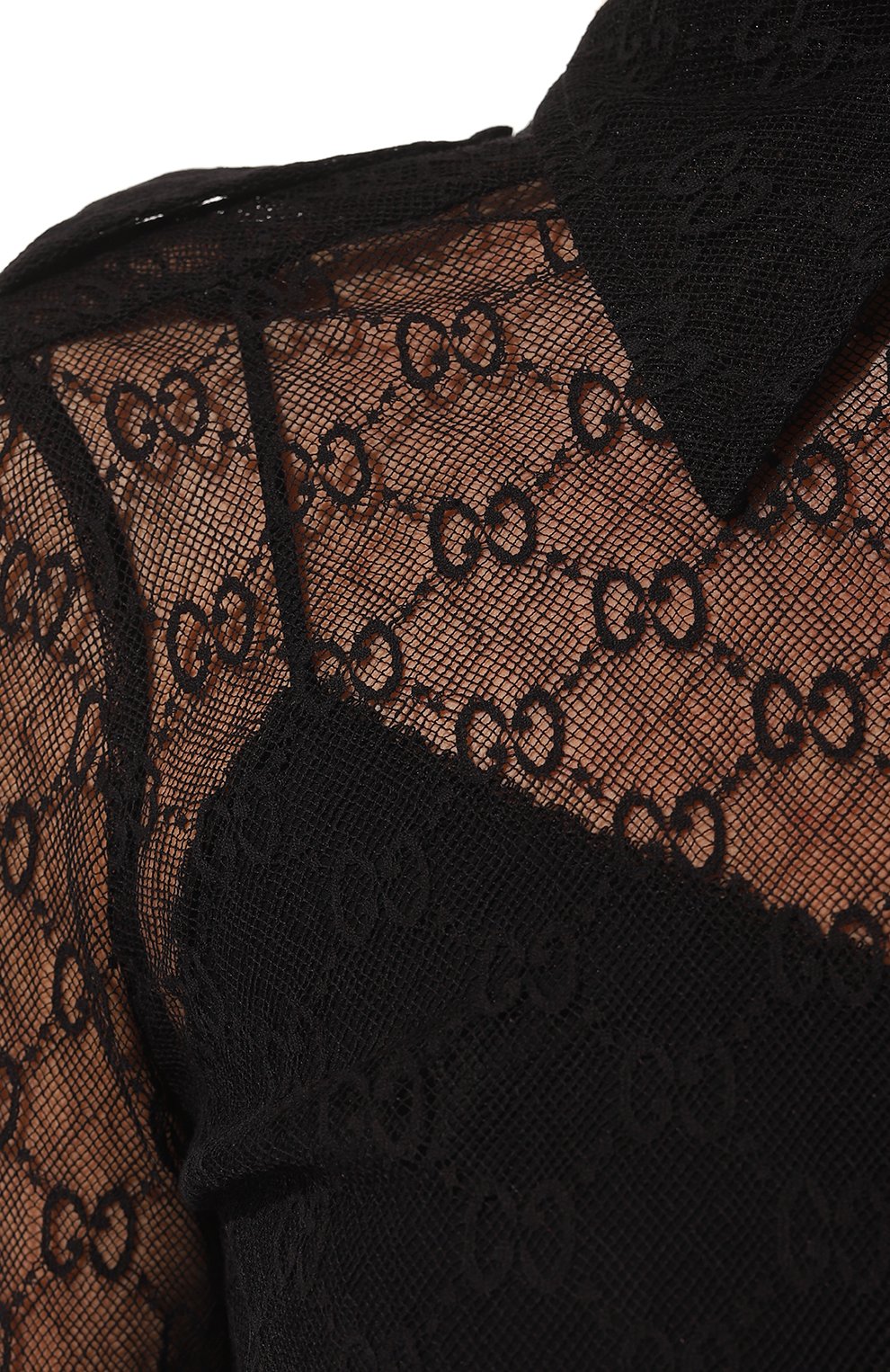 Кружевная рубашка GUCCI, арт. 675824 ZAHQF, фото 5