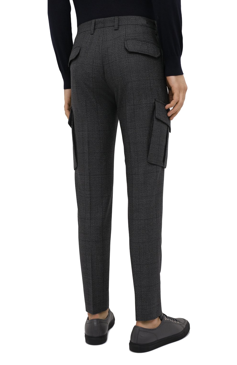 Шерстяные брюки-карго CORNELIANI, арт. 864L02-0817300/00, фото 4