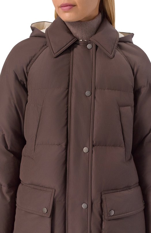 Пуховик Brunello Cucinelli MG5019946 Коричневый  MG5019946 Фото 5