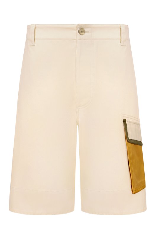 Хлопковые шорты Marni PUMU0331QX/UTC567 Кремовый PUMU0331QX/UTC567