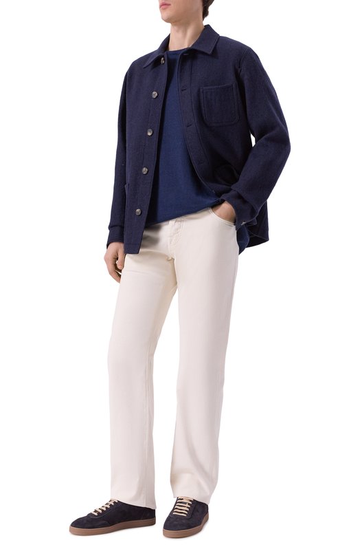 Шерстяная куртка-рубашка Jacob Cohen 25I P/JUM_E0033 081 T806A RW Синий  25I P/JUM_E0033 081 T806A RW Фото 2