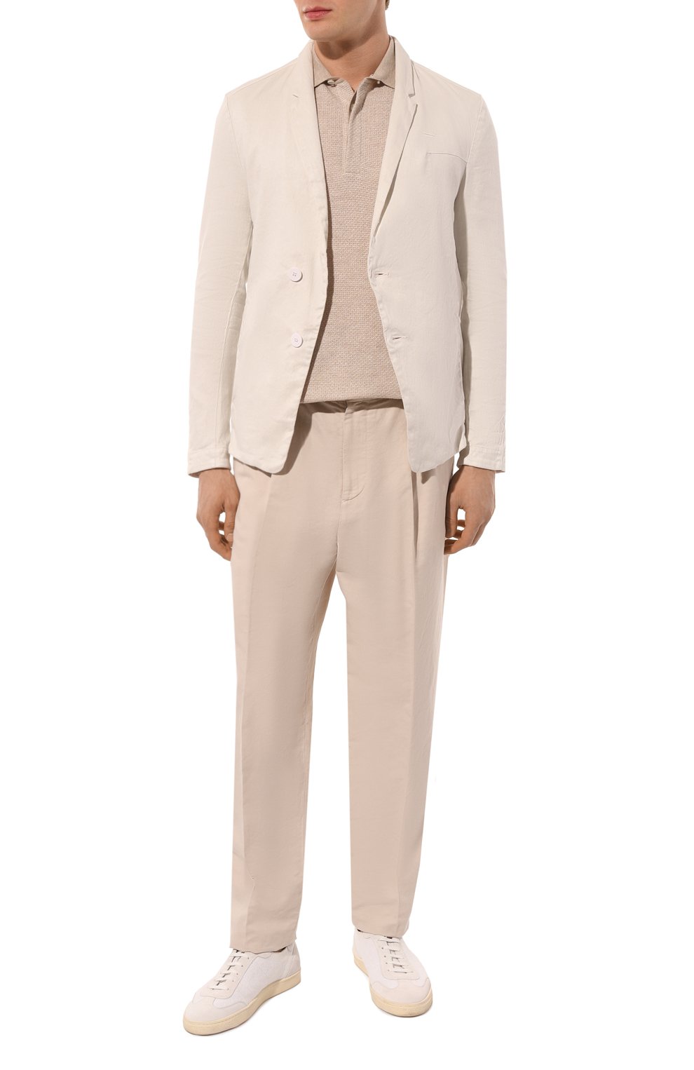 Пиджак изо льна и хлопка TRANSIT, арт. CFUTRWF152, фото 3