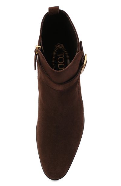 Замшевые ботильоны TOD’S, арт. XXW0XC0DU20RE0, фото 5
