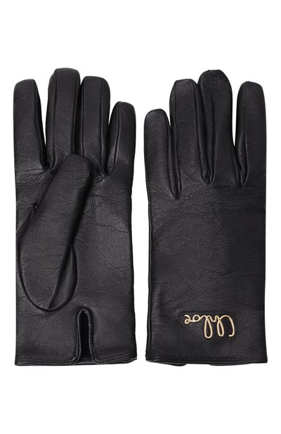 Кожаные перчатки CHLOÉ, арт. CHC24WG020LBR, фото 3