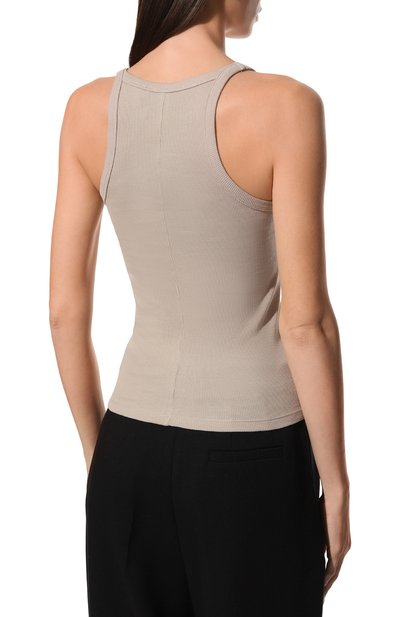 Хлопковая майка IRO бежевого цвета по цене 12250 руб., арт. WP21PALISS0, фото 4 Хлопковая майка IRO, арт. WP21PALISS0, фото 4