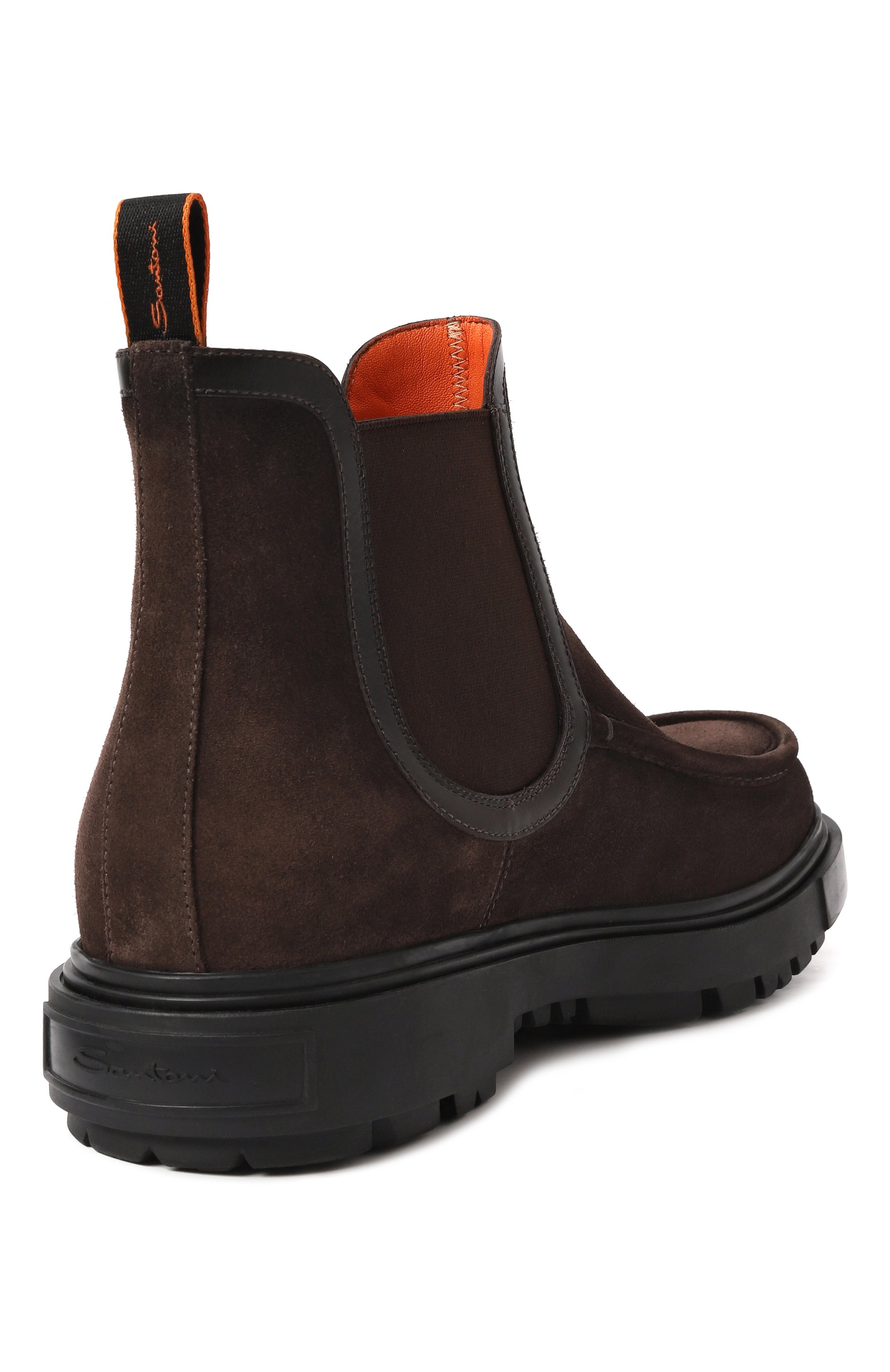 Замшевые челси stmoriz SANTONI, арт. MGSG18902NERBNBT, фото 5