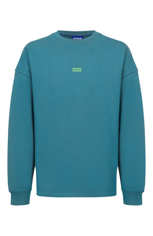 Хлопковый свитшот HUGO Blue 50510732 Голубой 50510732