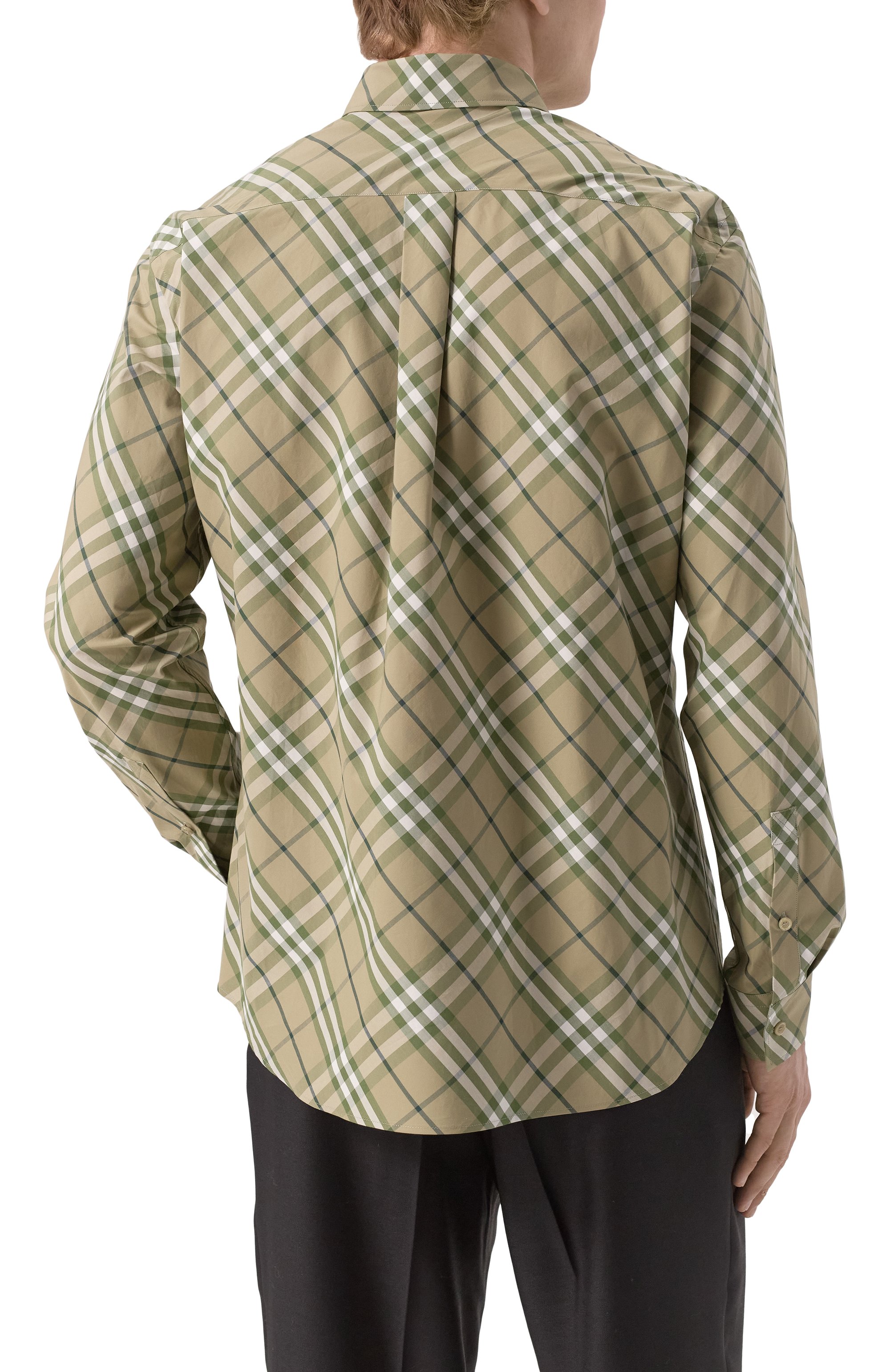 Хлопковая рубашка BURBERRY, арт. 8109377, фото 4