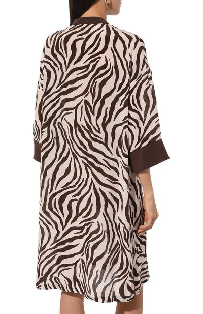 Шелковая туника WEEKEND MAX MARA кремового цвета по цене 62710 руб., арт. CLASSE 241622102, фото 4 Шелковая туника WEEKEND MAX MARA, арт. CLASSE 241622102, фото 4