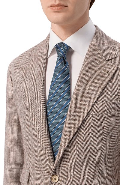 Мужской шелковый галстук BRIONI, арт. 062I00/PD483