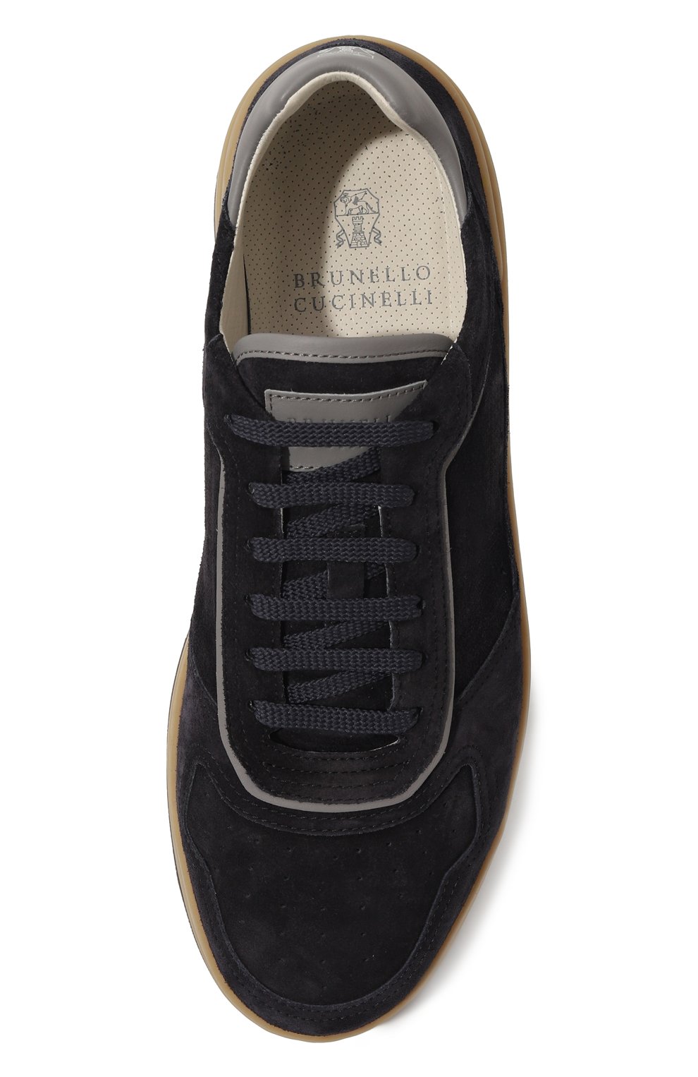 Замшевые кеды slam BRUNELLO CUCINELLI, арт. MZUSIB2186, фото 6