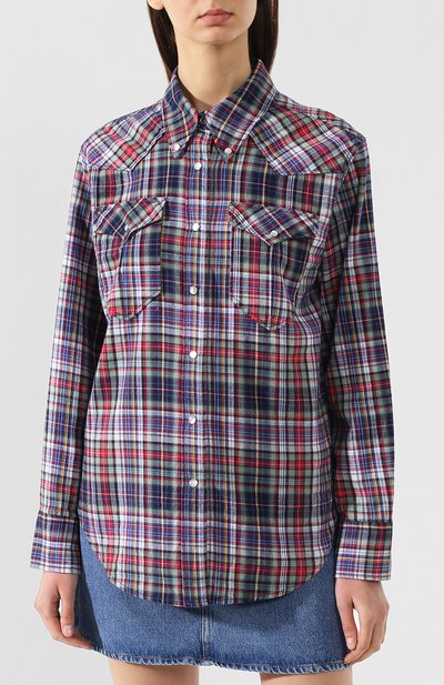 Хлопковая рубашка ISABEL MARANT ETOILE, арт. CH0412-19P020E/DIVANA, фото 3