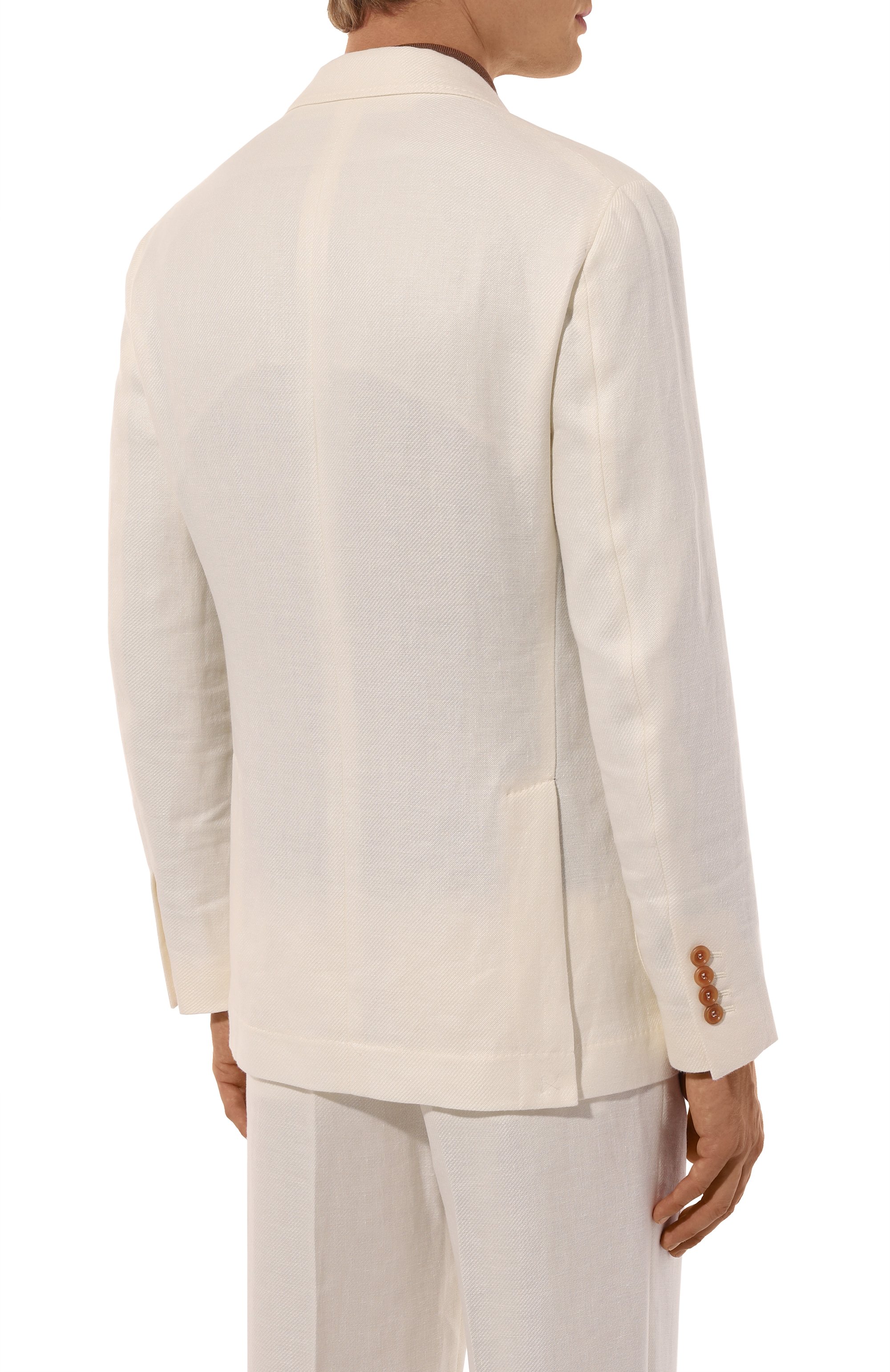 Костюм изо льна и шерсти BRUNELLO CUCINELLI, арт. MW482EDNS, фото 5