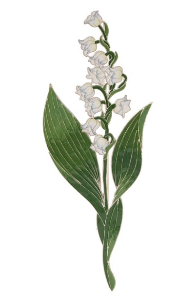 Брошь ландыш РУССКИЕ САМОЦВЕТЫ, арт. 41500, фото 1