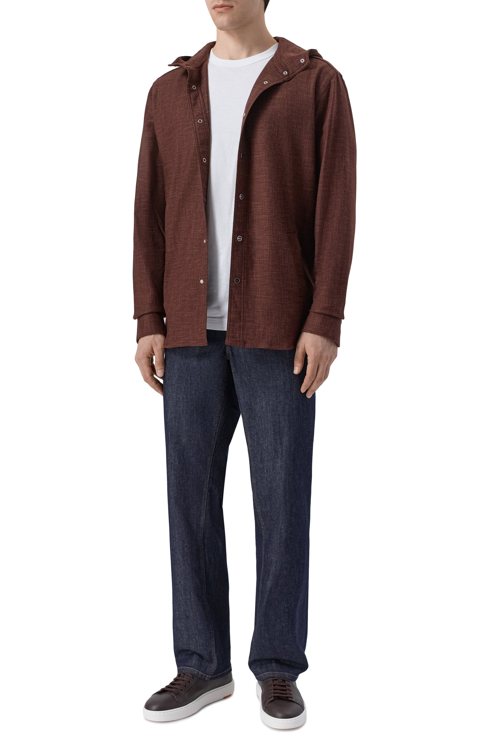 Рубашка из шерсти и шелка KITON, арт. UMCMARK0119G10, фото 2