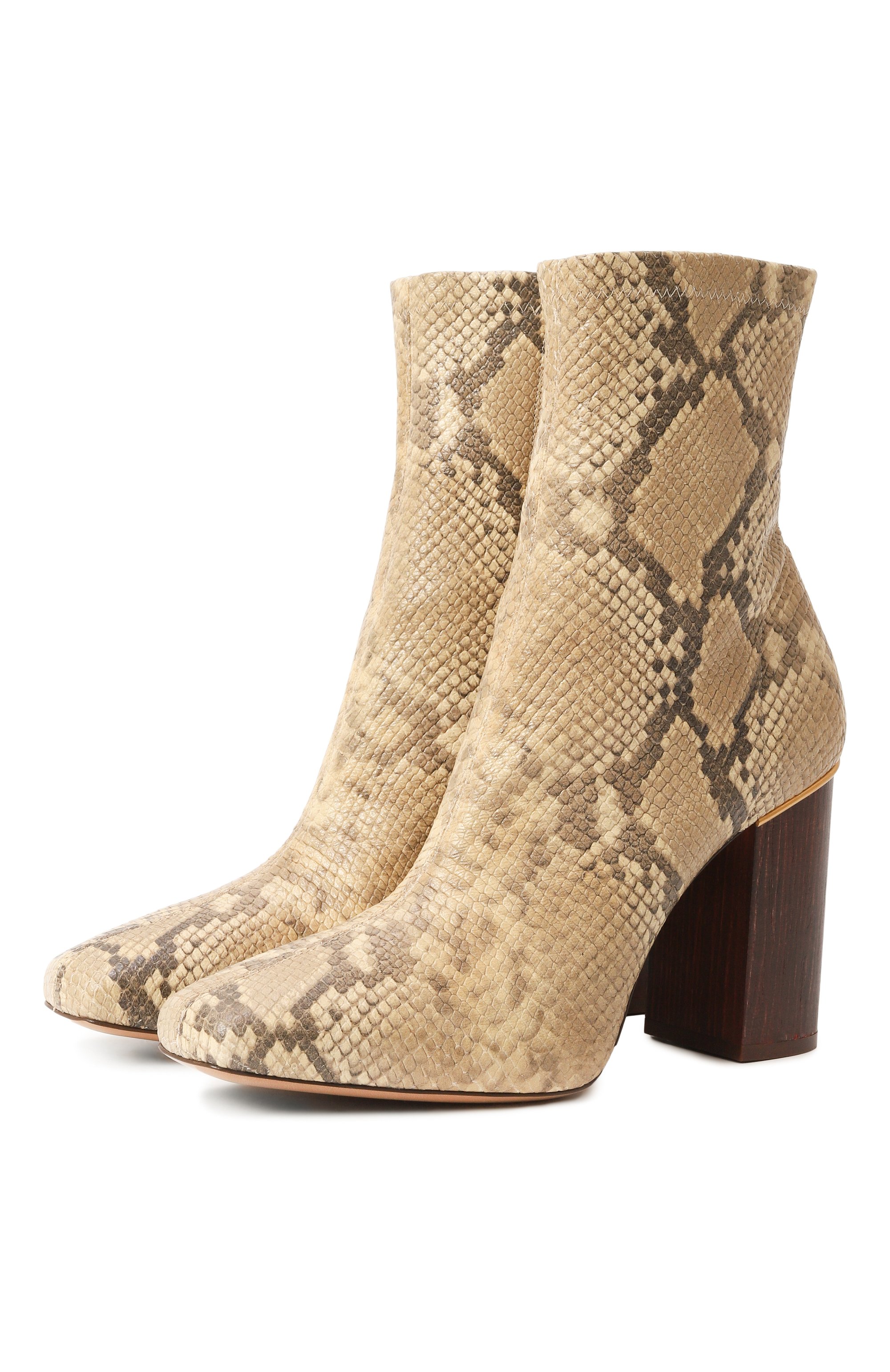 Кожаные ботильоны ambre CHLOÉ, арт. CHC24A03XLX, ф�ото 1